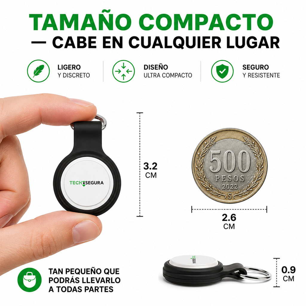 Rastreador Localizador Gps Vehiculos Android Ios Portatil TechSegura