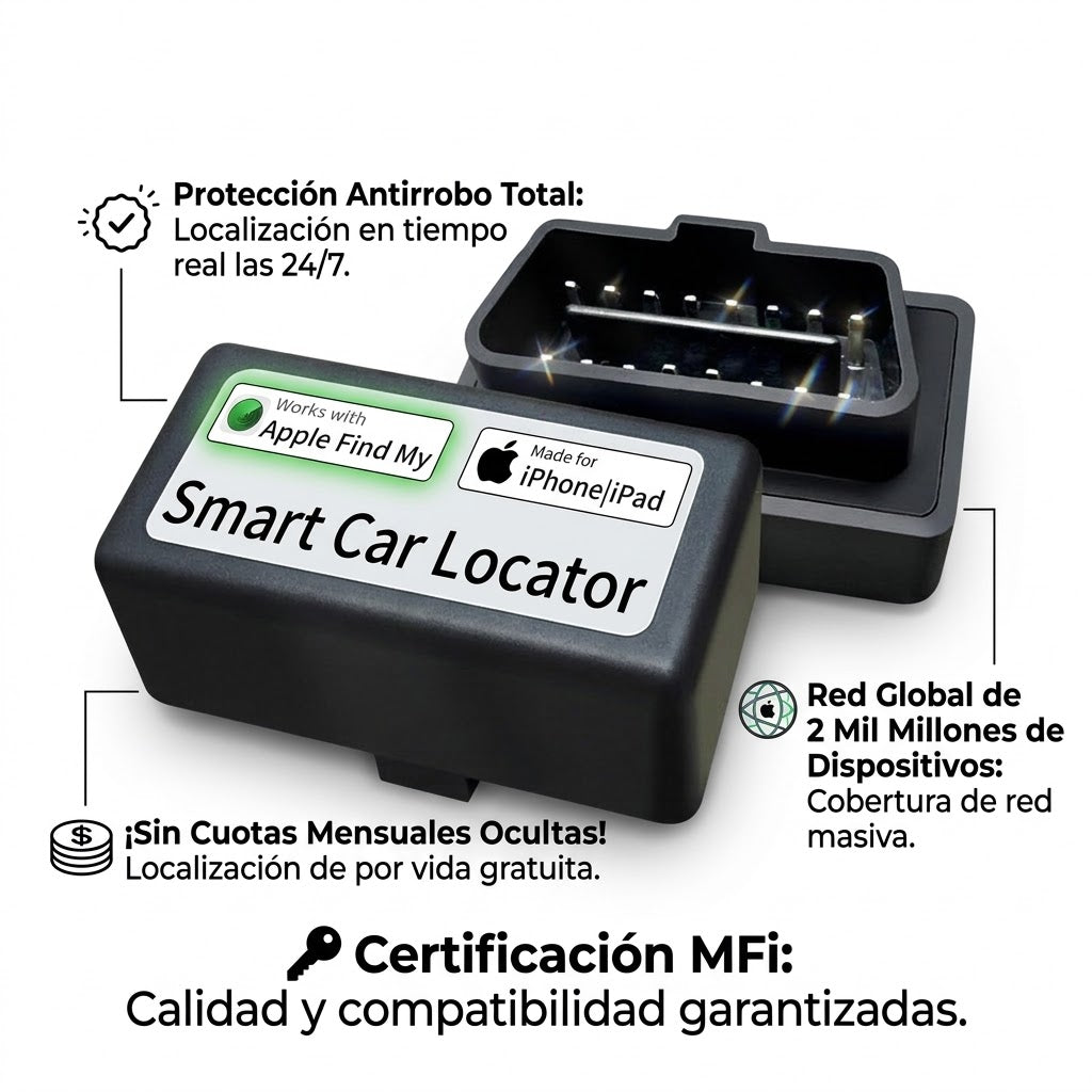 Rastreador Localizador Gps Tracker Auto Para Apple Sin Pagar TechSegura