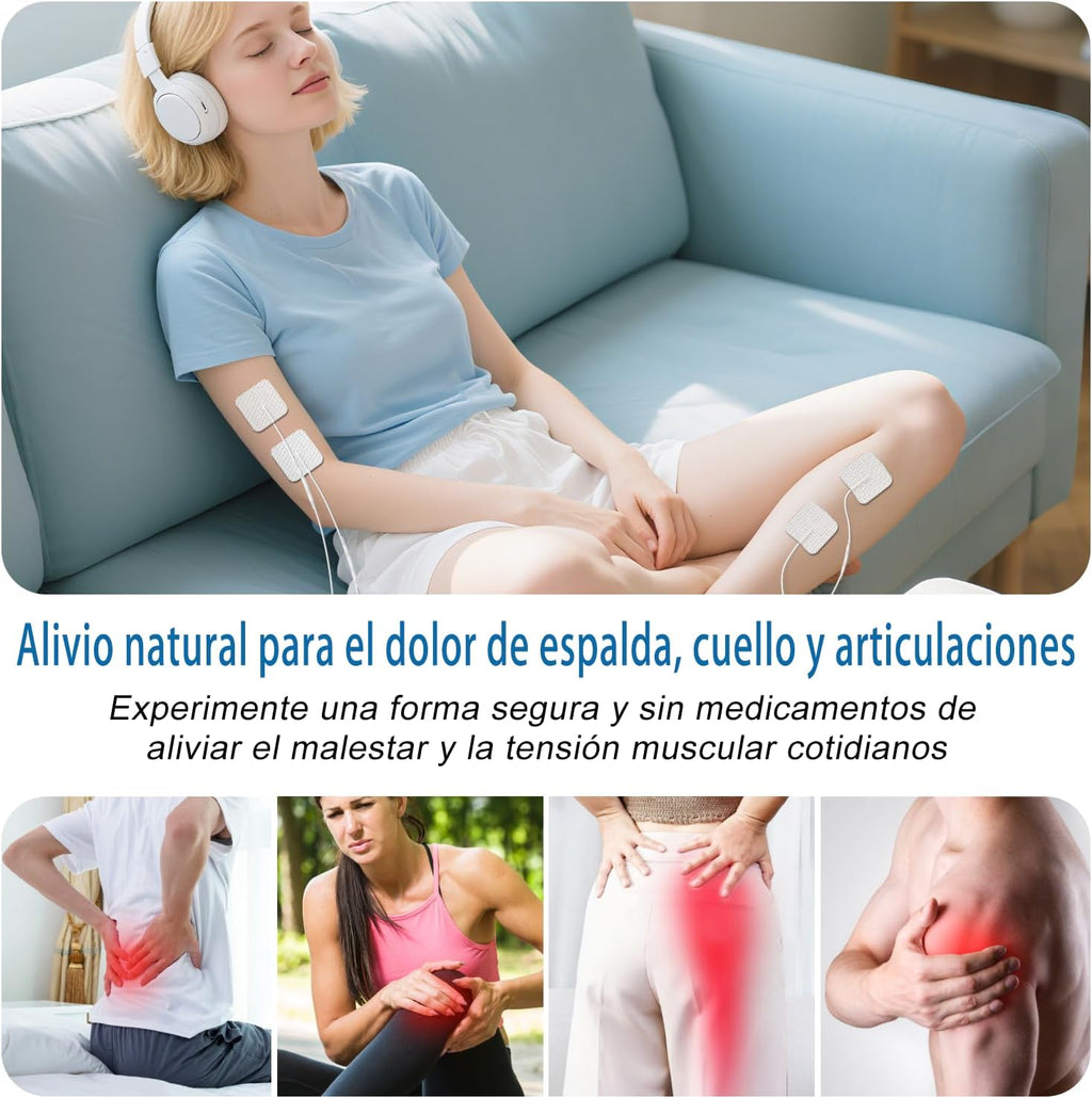 Tens Electroestimulador Musculo Electroterapia Portátil