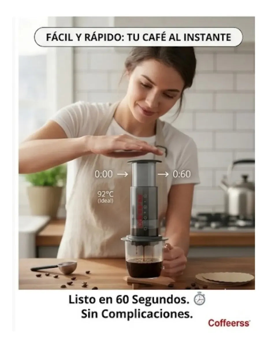 Cafetera Expreso Manual Portátil Techsegura Presión