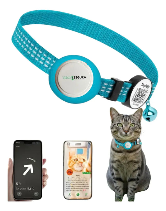 Collar Correa Airtag Qr Localizador Anti Ahorque Ajustable