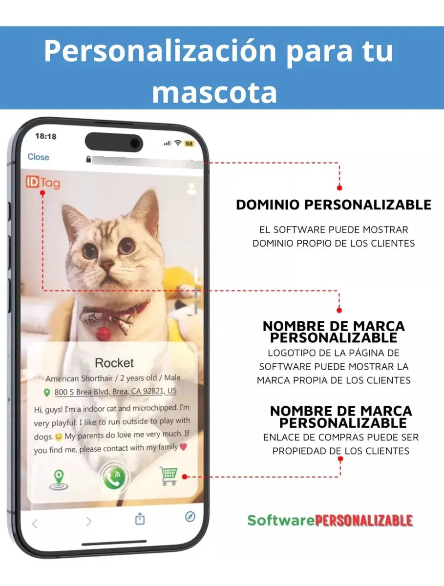 Collar Correa Airtag Qr Localizador Anti Ahorque Ajustable