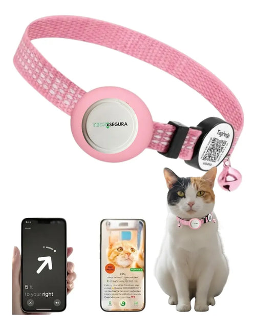 Collar Correa Airtag Qr Localizador Anti Ahorque Ajustable